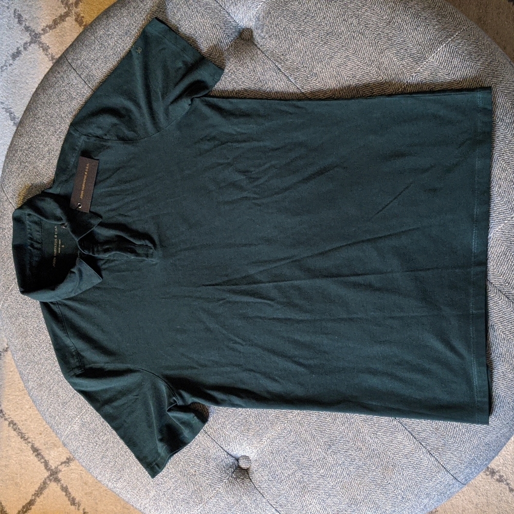 John Varvatos Small Green Polo